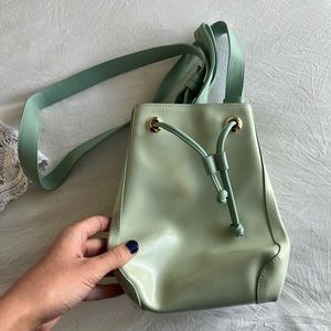 Elizabeth and James Bucket Bag in Mint Green